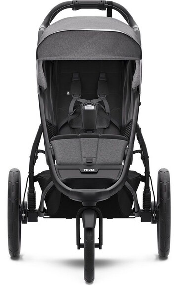 Дитячий візок з люлькою Thule Urban Glide 2 Grey Melange (TH 10101965)  фото 4