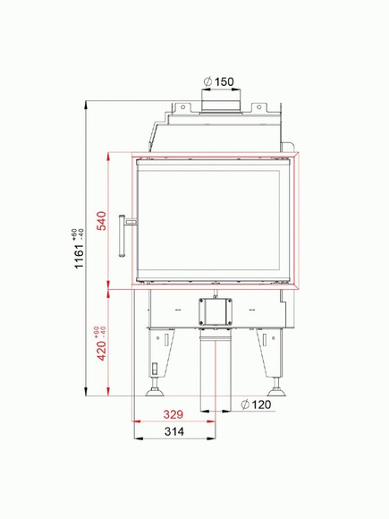 Камінна топка BeFHome THERM 7 CP (000-0001879) фото 2