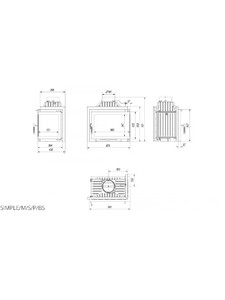 Камінна топка Kratki SIMPLE M/S 8 (SIMPLE/M/S/P/BS) фото 6