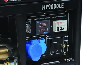 Бензиновый генератор Hyundai HY 9000LE изображение 4