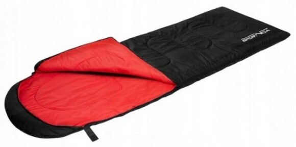 Спальний мішок SportVida Black/Red Left (SV-CC0020) фото 2