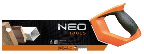 Ножівка пасовочна Neo Tools 11TPI 350 мм (41-096) фото 2