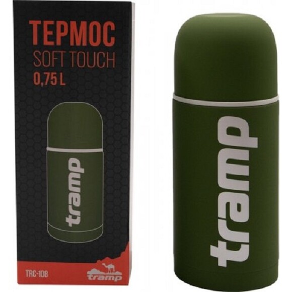Термос Tramp Soft Touch 0.75 л (TRC-108-khaki) изображение 3