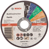 Отрезной круг Bosch Multiconstruct 125x1.0мм (2608602385)