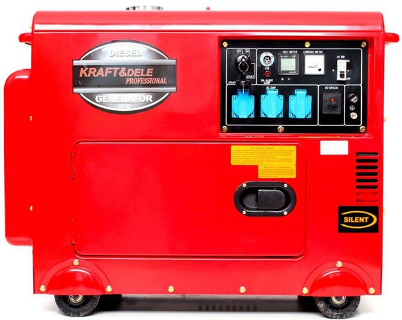 Дизельний генератор Kraft&Dele KD-123 + ATS фото 4