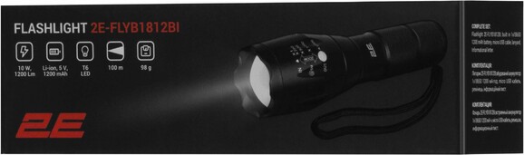 Ліхтар ручний акумуляторний 2E 2E-FLYB1812BI фото 6