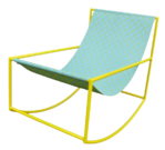 Железное кресло-качалка CRUZO (kr0001)