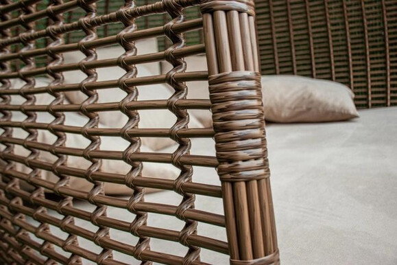 Лаунж диван-бунгало плетений УКРАЇНСЬКІ КОНСТРУКЦІЇ Лілея фото 10