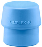Сменный боек для щадящего молотка Halder SIMPLEX, 40 мм (синий) (3201.040)