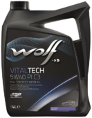 Моторное масло WOLF VITALTECH 5W-40 PI C3, 4 л (8302916)