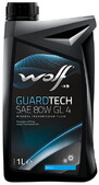 Трансмиссионное масло WOLF GUARDTECH SAE 80W GL 4, 1 л (8303104)