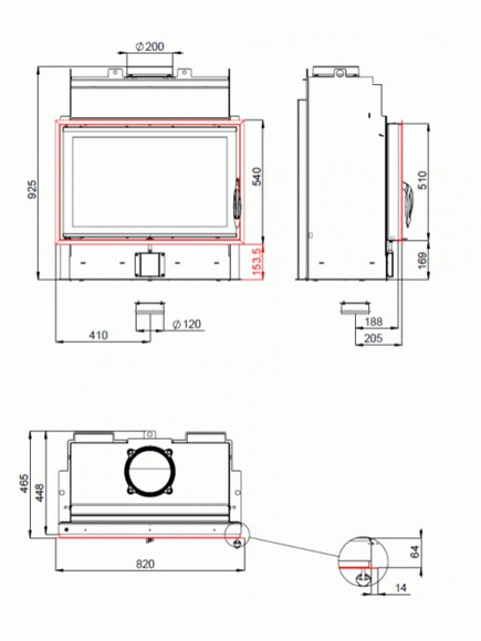 Каминная топка BeFHome Fire BEAR 8 (000-0001952) изображение 2