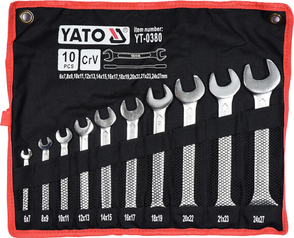 Набір комбінованих ключів Yato YT-0380