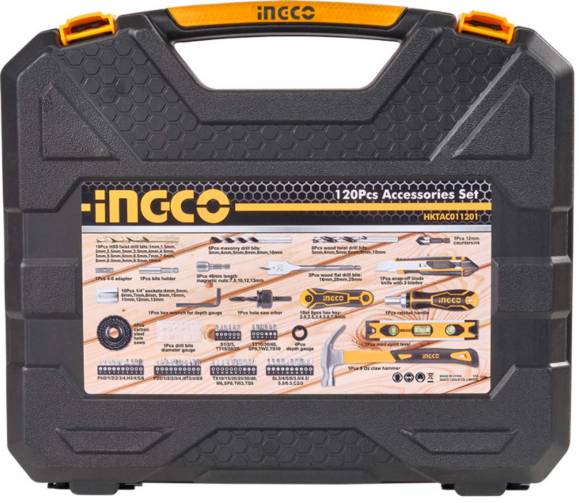 Набор инструмента INGCO 120 шт (HKTAC011201) изображение 4