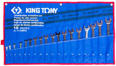 Набор ключей KING TONY 18 единиц (6-24мм) чехол из теторона (1218MRN)