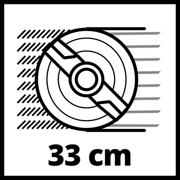 Газонокосарка акумуляторна Einhell GE-CM 18/33 Li (1x4 Aг) (3413260) фото 8