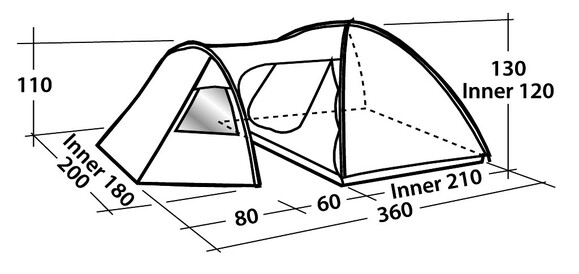 Палатка Easy Camp Eclipse 300 (43263) изображение 7