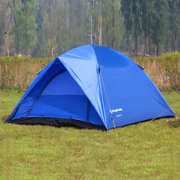 Палатка KingCamp Family 3 (KT3073) Blue изображение 7