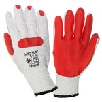 Перчатки защитные Lahti Pro покрытие латексом (полиэстер, хлопок, латекс) красно-белые 10 (L210910K)