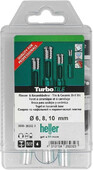 Набір трубчастих свердл HELLER TurboTile 6, 8,10 мм (26232)