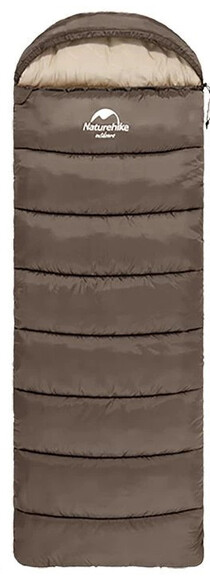 Спальный мешок Naturehike U350S NH20MSD07, правый (коричневый) (6927595764312-R) изображение 2