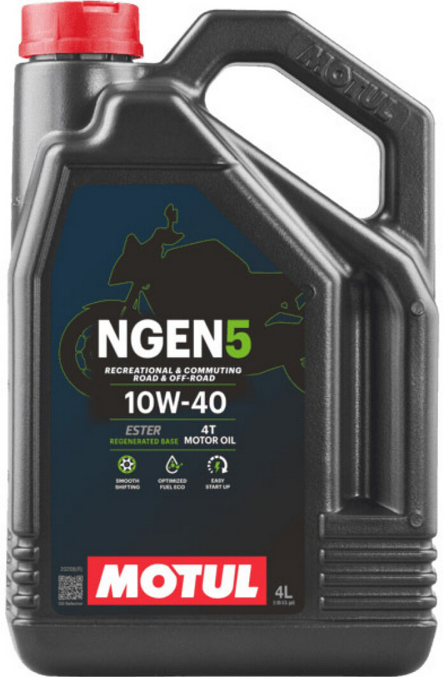 

Моторное масло Motul NGEN 5 4T SAE 10W-40, 4 л (111830)