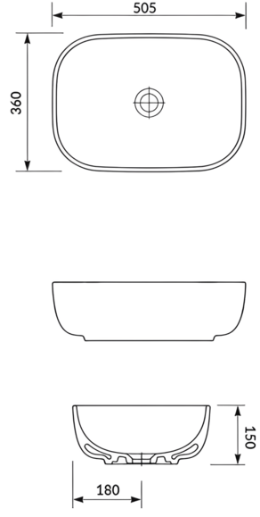 Раковина Cersanit Moduo (CCWT1000686401) изображение 5