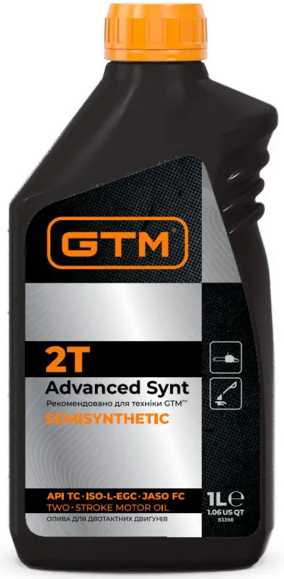 Масло для двухтактных двигателей GTM Advanced Synt 2T, 1 л (83398)