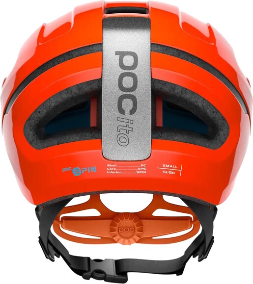 Шлем велосипедный POC Pocito Omne SPIN, Fluorescent Orange, XS (PC 107269050XSM1) изображение 3