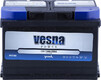 Автомобильный аккумулятор Vesna Power Euro 12В, 74 Ач (415 074)