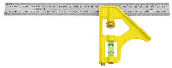 Угольник комбинированный Stanley 300 мм (2-46-143)