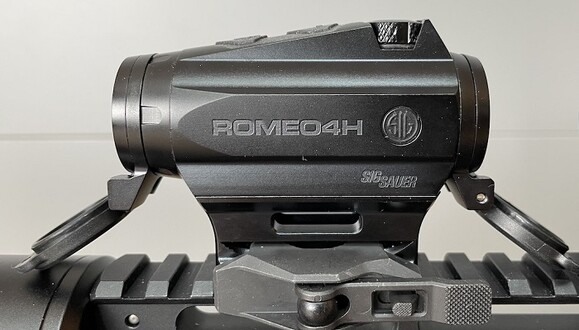 Приціл коліматорний Sig Sauer Optics ROMEO4H RD, BALLISTIC CIRCLE QUADPLE, 0.5 MOA ADJ (graphite) (SOR43012) фото 4