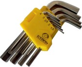 Набор Г-образных ключей Сталь НЕХ 9 шт, 1,5х10 мм (48101)
