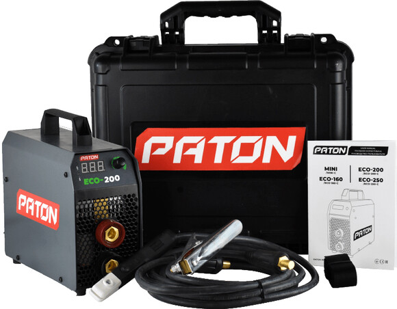 Зварювальний інверторний апарат Paton ECO-200+Case (4001374) фото 6