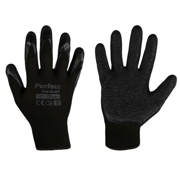Захисні рукавички BRADAS PERFECT GRIP BLACK RWPGBN10