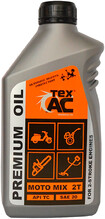 Масло для двотактних бензинових двигунів Техас ТА-05-950 MOTO MIX 2Т, 1 л