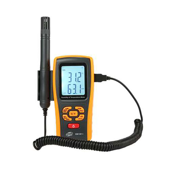 Термогигрометр, термопара Benetech Bluetooth 0-100%, -10-50°C (GM1361X) изображение 2
