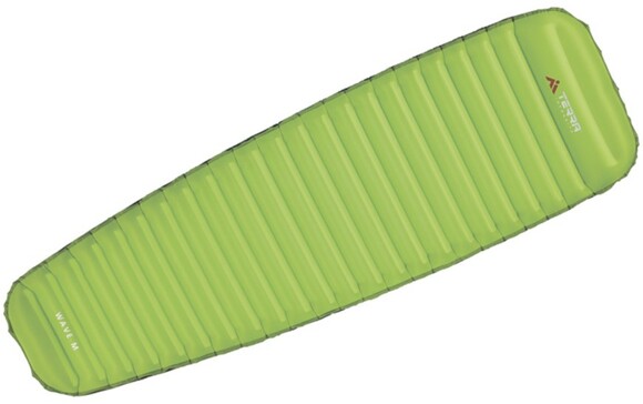 Коврик надувной Terra Incognita Wave L зеленый (4823081506126)