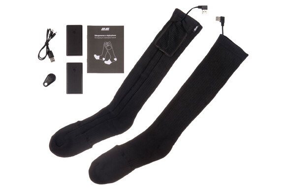 Шкарпетки з підігрівом та дистанційним контролером 2E Race Black Tactical, розмір L (2E-HSRCL-BK) фото 4