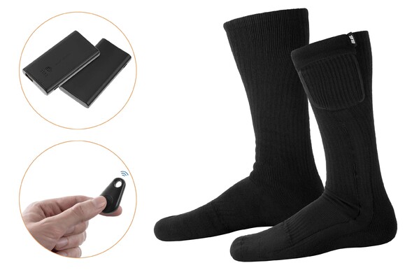 Шкарпетки з підігрівом та дистанційним контролером 2E Race Black Tactical, розмір L (2E-HSRCL-BK) фото 5