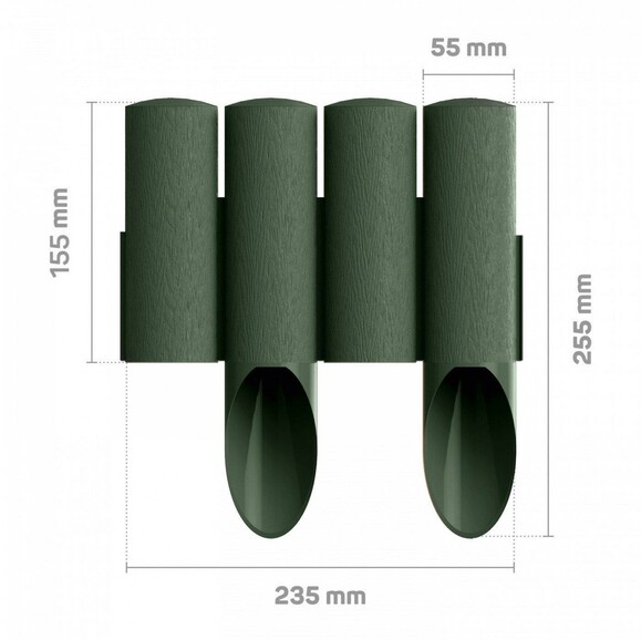 Газонное ограждение Cellfast STANDARD 2.3 м (зеленый) (34-042) изображение 2