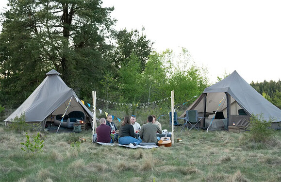 Палатка десятиместная Easy Camp Moonlight Cabin Grey (929830) изображение 5