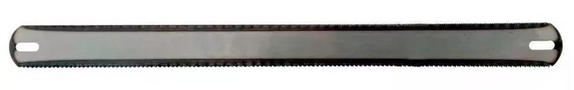 Полотно по металу VIROK 24TPI, 300x25x0.6 мм для ножівки двостороннє, 3 шт. (10V201)
