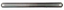 Полотно по металу VIROK 24TPI, 300x25x0.6 мм для ножівки двостороннє, 3 шт. (10V201)