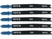 Полотно для електролобзика YATO 24-10TPI, 100 мм, 5 шт. (YT-3415)