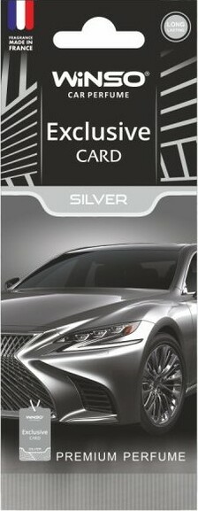 Ароматизатор для автомобиля Winso Card Exclusive Silver (533170)