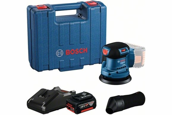 Аккумуляторная эксцентриковая шлифмашина Bosch GEX 185-LI (06013A5021) изображение 2