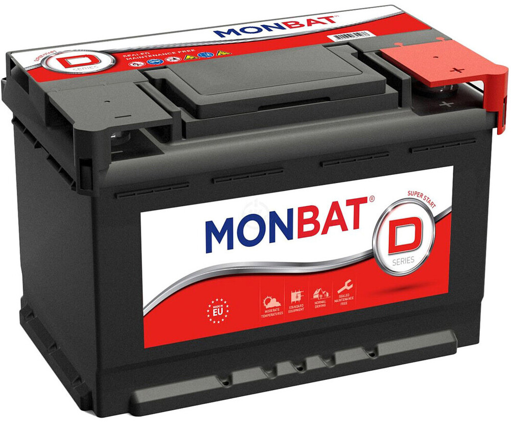 

Автомобильный аккумулятор MONBAT Dynamic 6CТ-60 R+, 600 A (DN-60-MP)