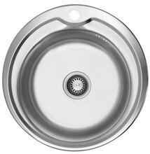 Кухонна мийка Kroner KRP Satin-510, 0.6 мм (CV022769)