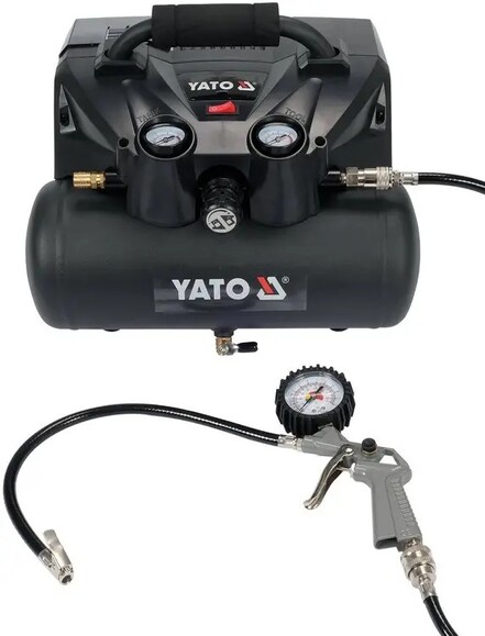 Компресор акумуляторний Yato, 36В (2х18В), 800 Вт (без АКБ і ЗП) (YT-23242) фото 2
